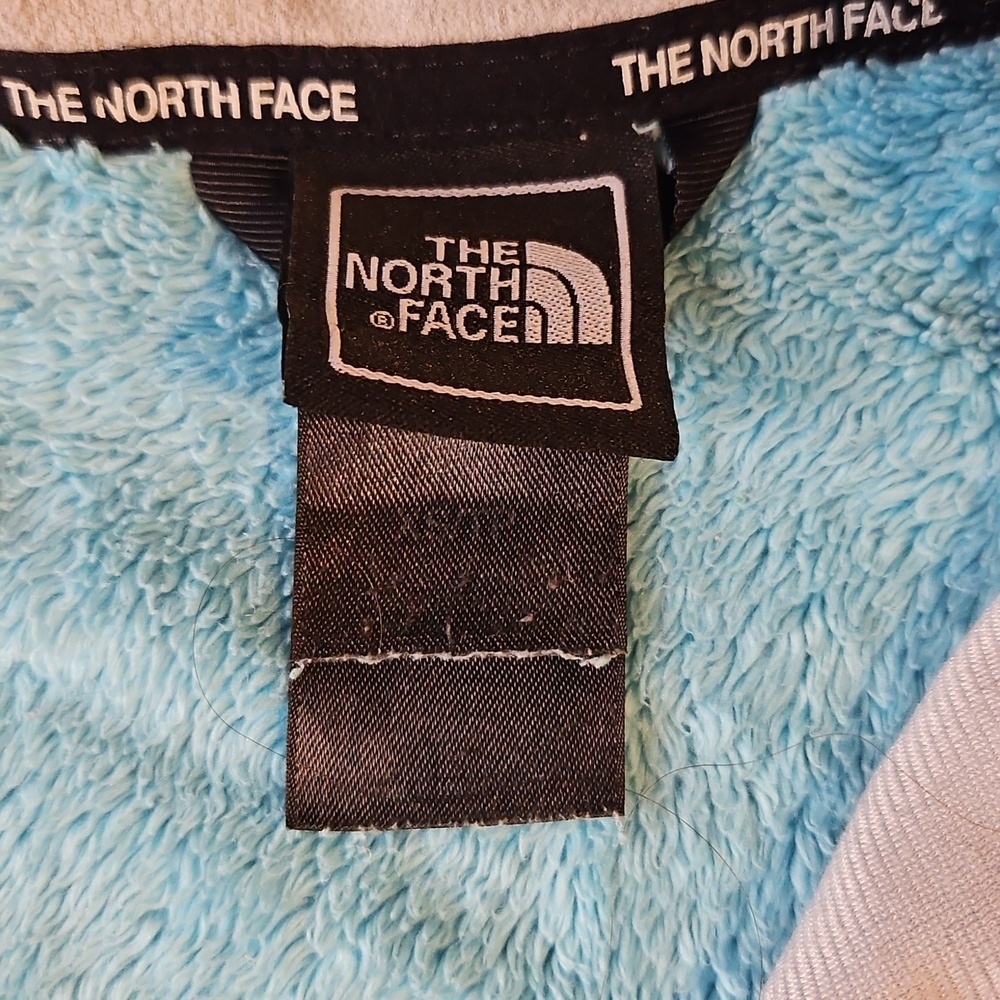 The North Face Womens Osito Full Zip Fleece Jacket Bright Blue/Teal XS - Picture 4 of 7